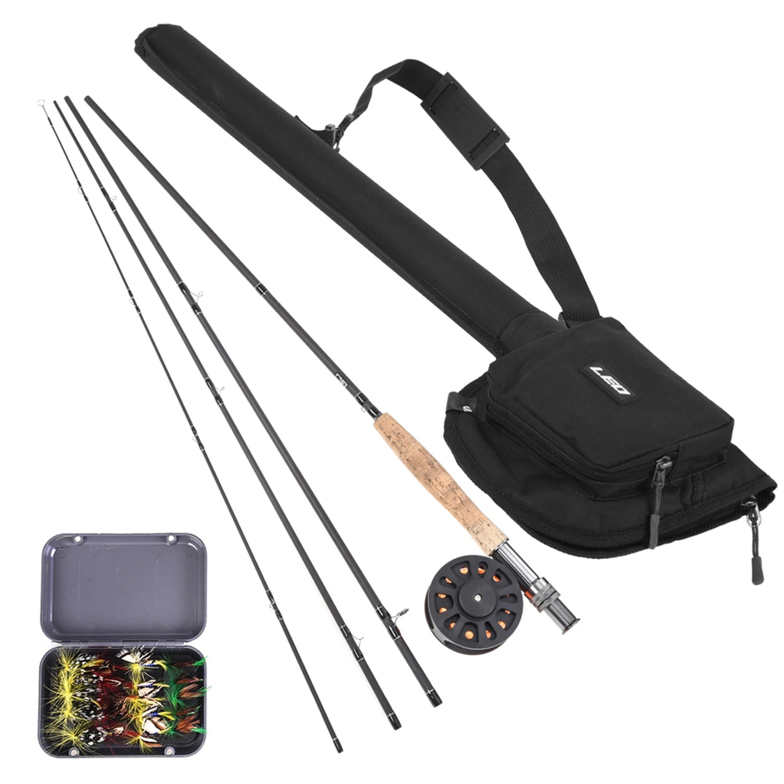 9ft Fly Fishing Rod and Reel Combo with Carry Bag Complete Starter Package Fly Fishing Kit Fly Fishing Rod and Reel Kit