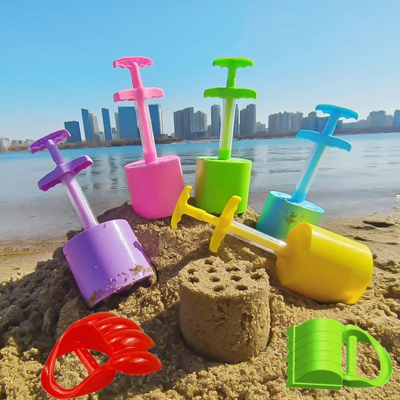 Kids Sandbox Molds Beach Toys Shovel Castle Building Sand Brick Walls Mold Summer Fun Outdoor Seaside Play Water Sand Snow Toys