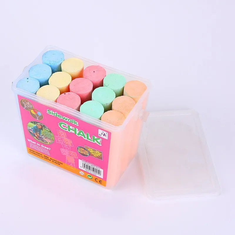 Washable Jumbo Sidewalk Colors Chalk for Kid and Adult,Paint on Classroom Chalkboard or Outdoor Playground,Good Gift for Party