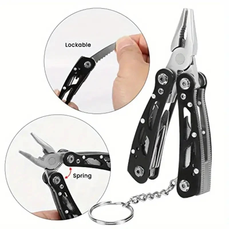 Multi-tool Pocket Knife Pliers Folding Portable Fold Outdoor Tactical Hunting Survival Rescue Multipurpose Repair Tools Mini