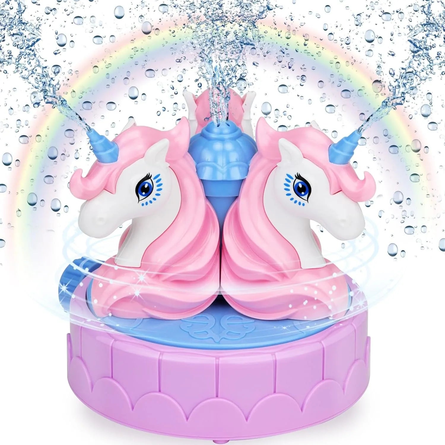 Water Sprinkler for Kids Toddler Outdoor Toys Backyard Spinning Turtle Kids Sprinkler Toy Summer Toys Splashing Fun Gift