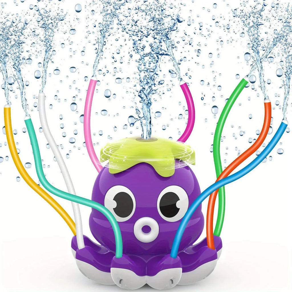 Water Sprinkler for Kids Toddler Outdoor Toys Backyard Spinning Turtle Kids Sprinkler Toy Summer Toys Splashing Fun Gift