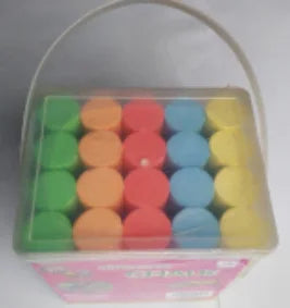Washable Jumbo Sidewalk Colors Chalk for Kid and Adult,Paint on Classroom Chalkboard or Outdoor Playground,Good Gift for Party