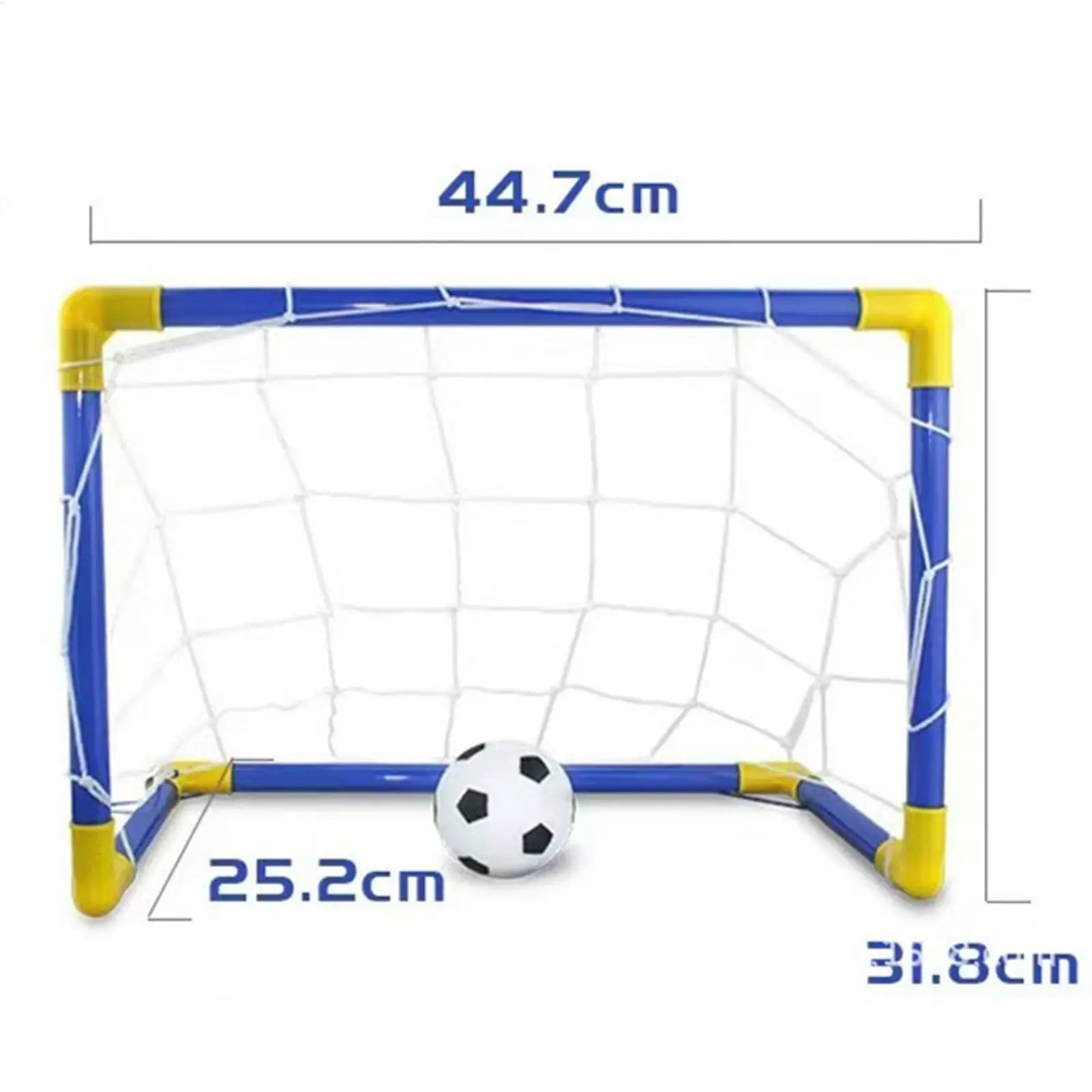 Portable Soccer Goal Kids Football Net Indoor Outdoor Training Equipment Target Backyard Game Set For Beginners Sports Toys