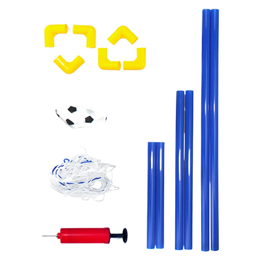 Portable Soccer Goal Kids Football Net Indoor Outdoor Training Equipment Target Backyard Game Set For Beginners Sports Toys