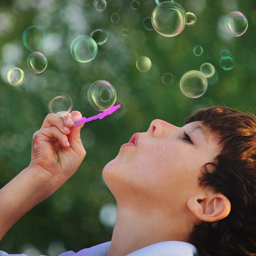 15PCS Big Wand Kit for Kids Bubble Making Toy Colorful Bubble for Outdoor Activity &