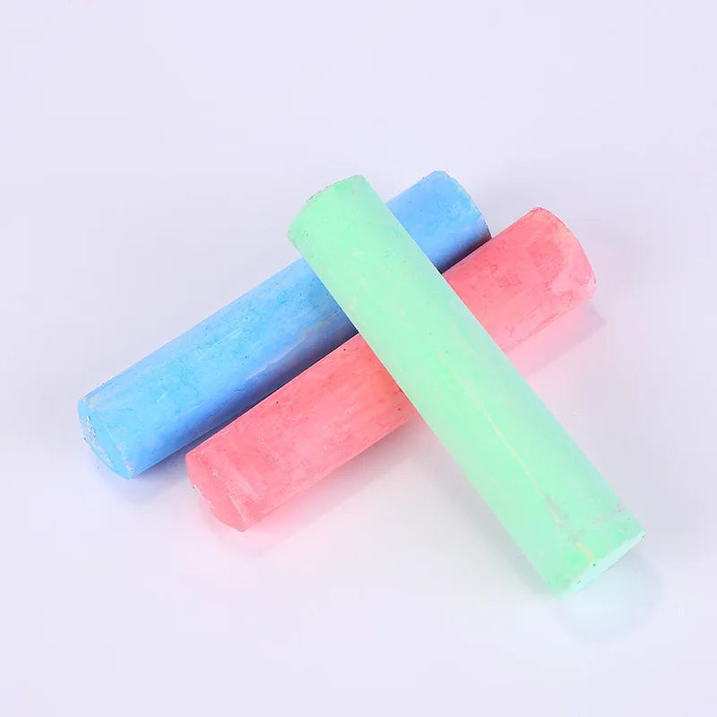Washable Jumbo Sidewalk Colors Chalk for Kid and Adult,Paint on Classroom Chalkboard or Outdoor Playground,Good Gift for Party