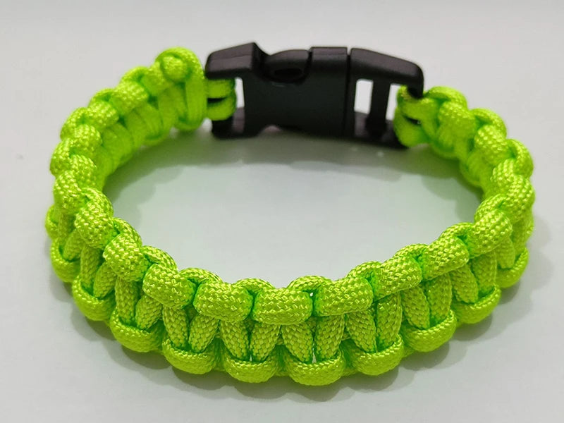 Outdoor Paracord Survival Bracelet Men Women Camping Adventure Emergency Rescue Survival Rope Bracelet