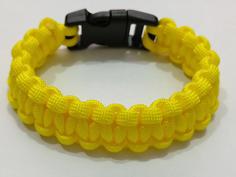 Outdoor Paracord Survival Bracelet Men Women Camping Adventure Emergency Rescue Survival Rope Bracelet