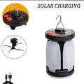 Rechargeable LED Camping Lantern 2-in-1 Foldable Floodlight, Portable Tent Light w/ 3 Modes for Outdoor Emergency Hiking Fishing