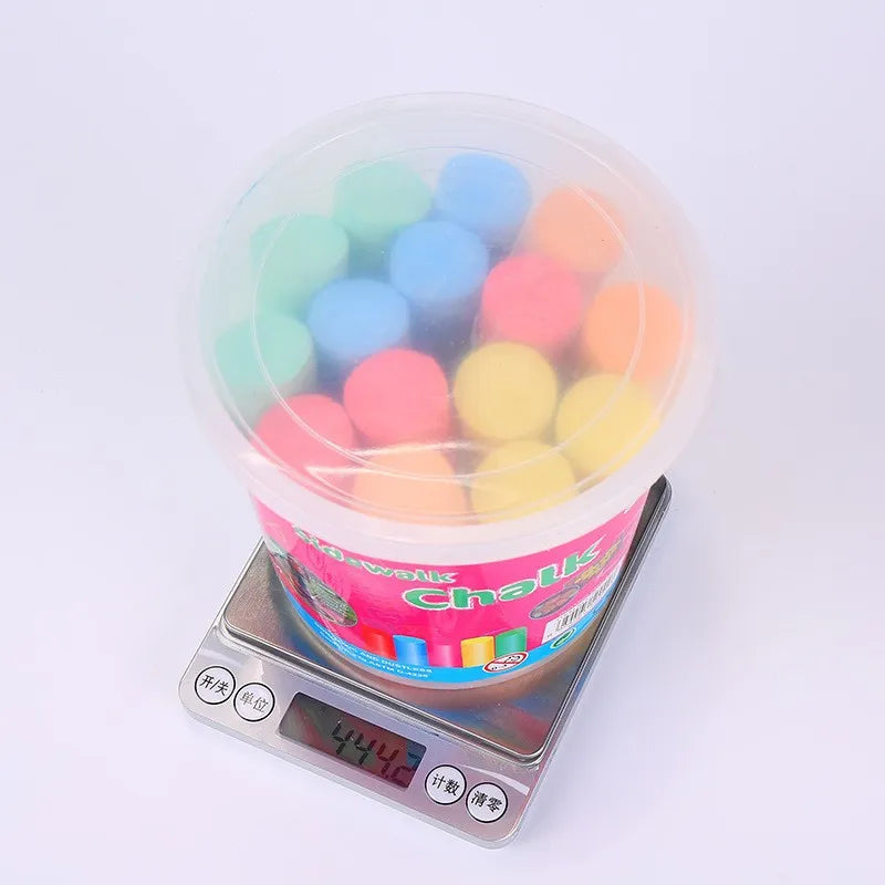 Washable Jumbo Sidewalk Colors Chalk for Kid and Adult,Paint on Classroom Chalkboard or Outdoor Playground,Good Gift for Party