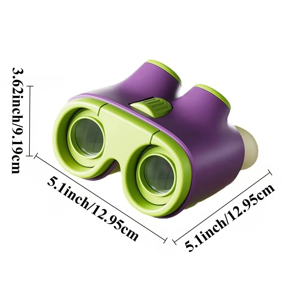 Kids Binoculars Shock Proof Toy for Boys Girls Outdoor Bird Watching Educational Learning Hunting Hiking Birthday Gift for Boys