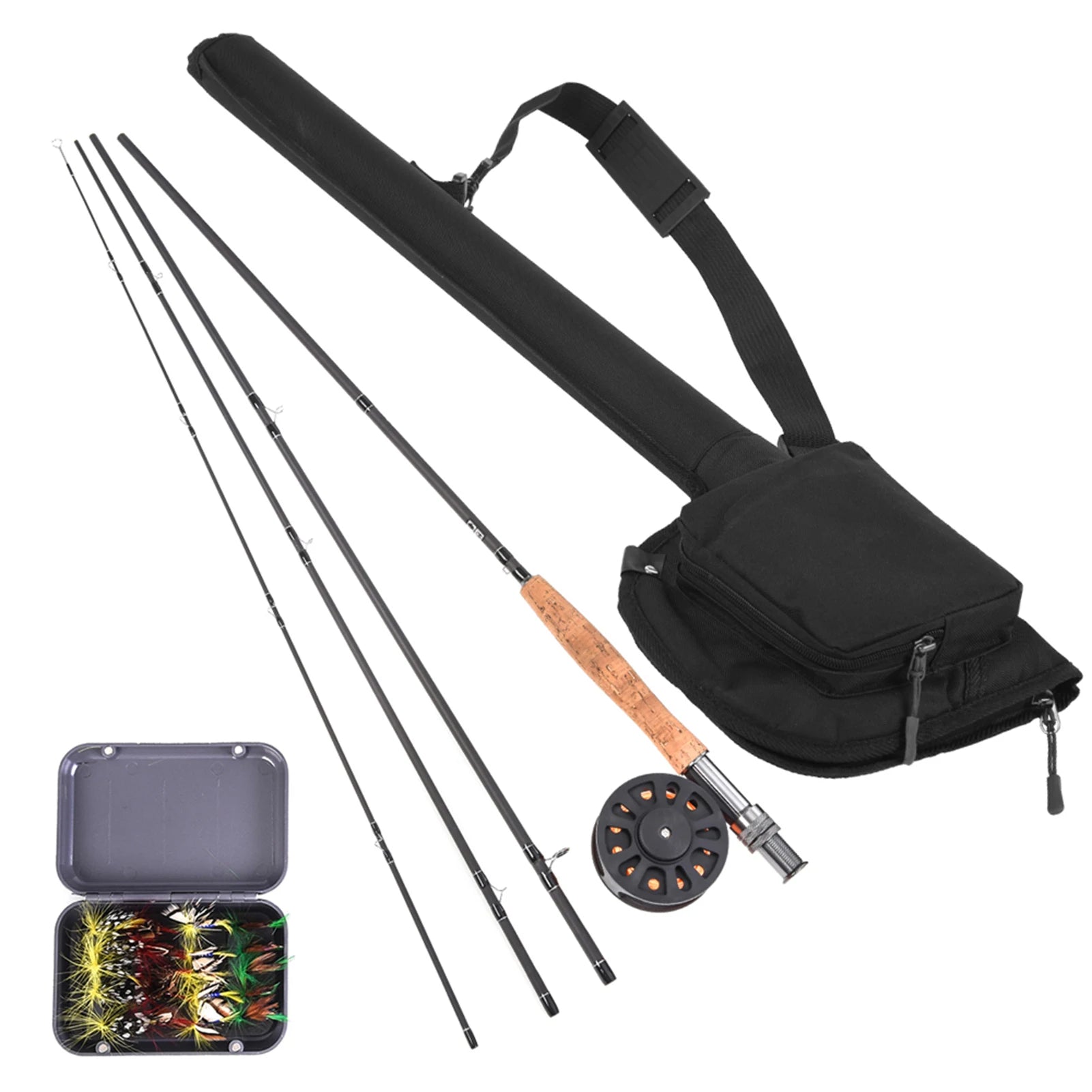 9ft Fly Fishing Rod and Reel Combo with Carry Bag Complete Starter Package Fly Fishing Kit Fly Fishing Rod and Reel Kit