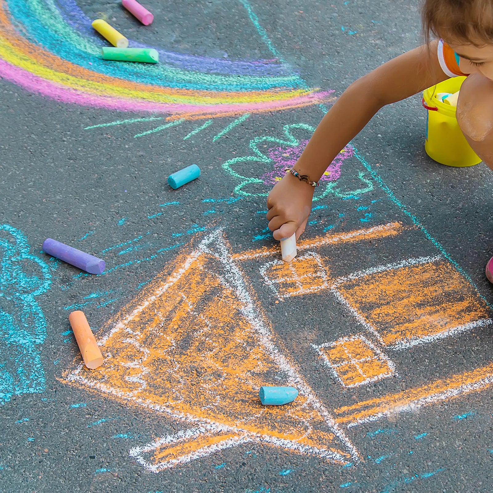 5/10Pcs Dustless Chalk Sidewalk Chalk Large Solid Huge Washable Street Chalk for Outdoor Adults Painting Graffiti Art