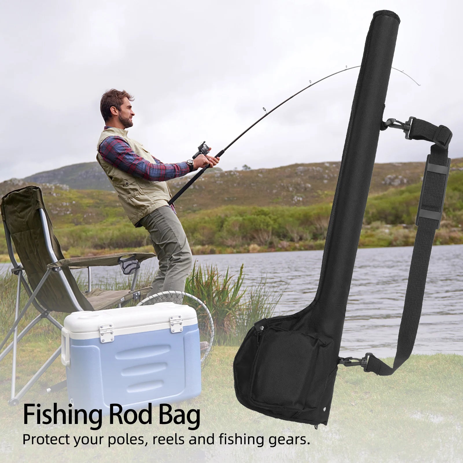 9ft Fly Fishing Rod and Reel Combo with Carry Bag Complete Starter Package Fly Fishing Kit Fly Fishing Rod and Reel Kit
