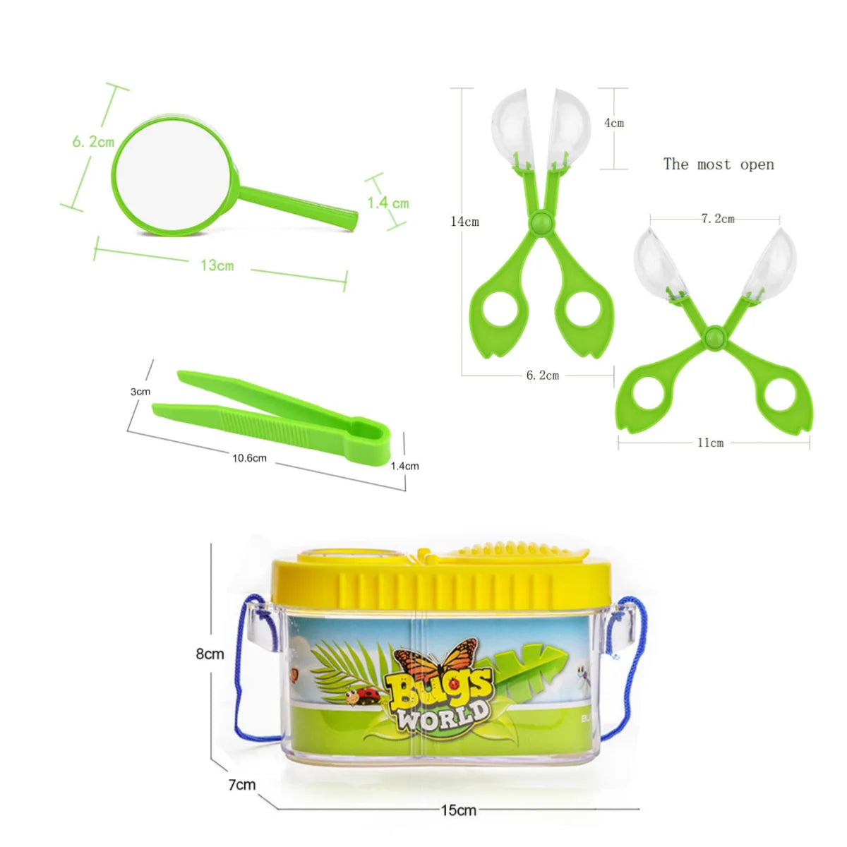 Kit Captura de Insetos — 5 Peças