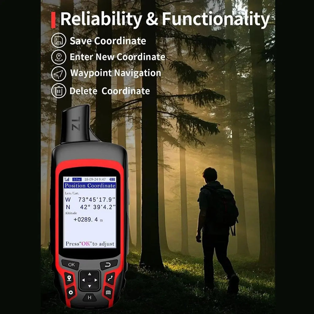 *ESTR A6 Handheld GPS for Hiking,Multi-GNSS Support, Rugged GPS Navigator,Handheld GPS Navigator for Camping Hunting