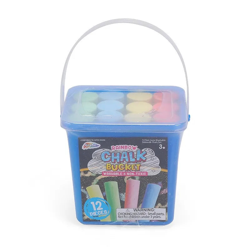 Washable Jumbo Sidewalk Colors Chalk for Kid and Adult,Paint on Classroom Chalkboard or Outdoor Playground,Good Gift for Party