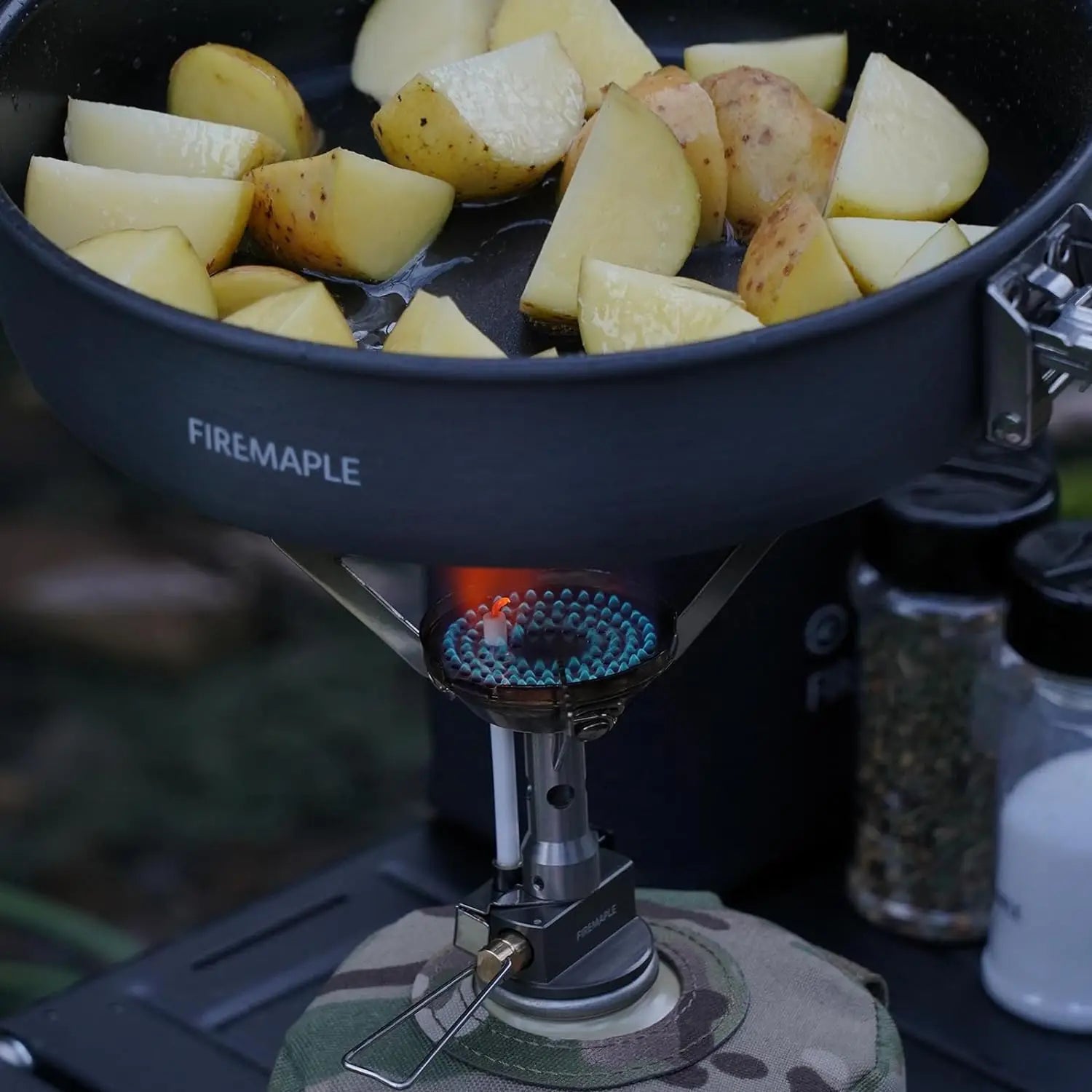 Fire-Maple GreenPeak Camping Stove Camp Cooking Burner Portable Backpacking Stove with Piezo for Hiking Trekking Fishing