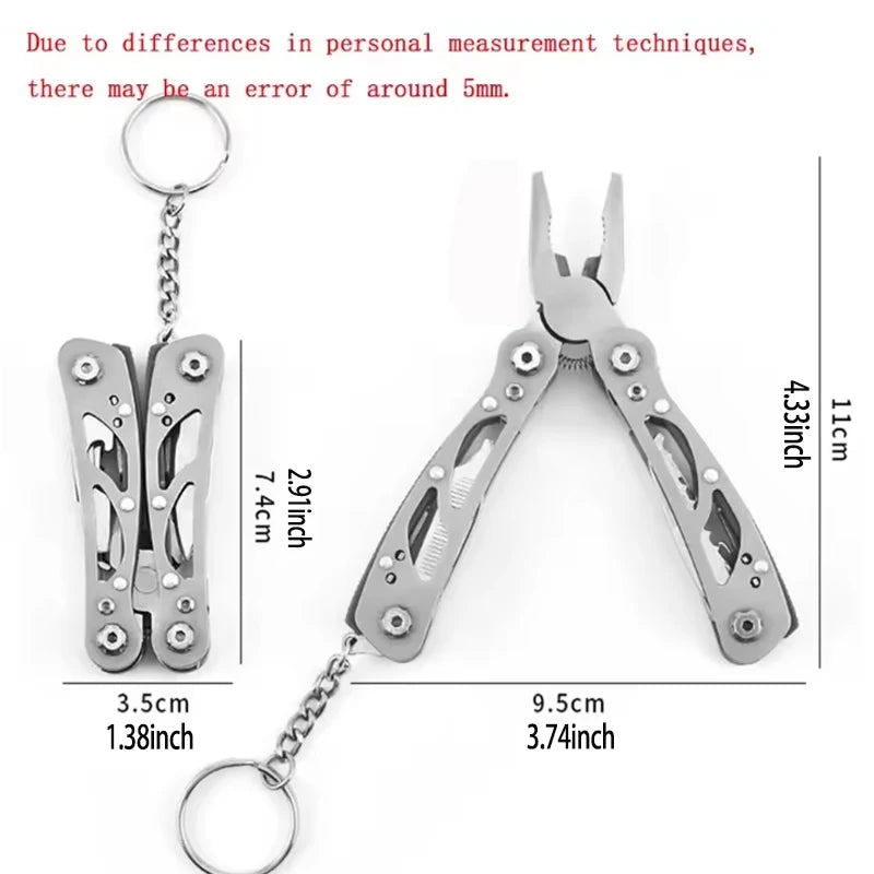 Multi-tool Pocket Knife Pliers Folding Portable Fold Outdoor Tactical Hunting Survival Rescue Multipurpose Repair Tools Mini