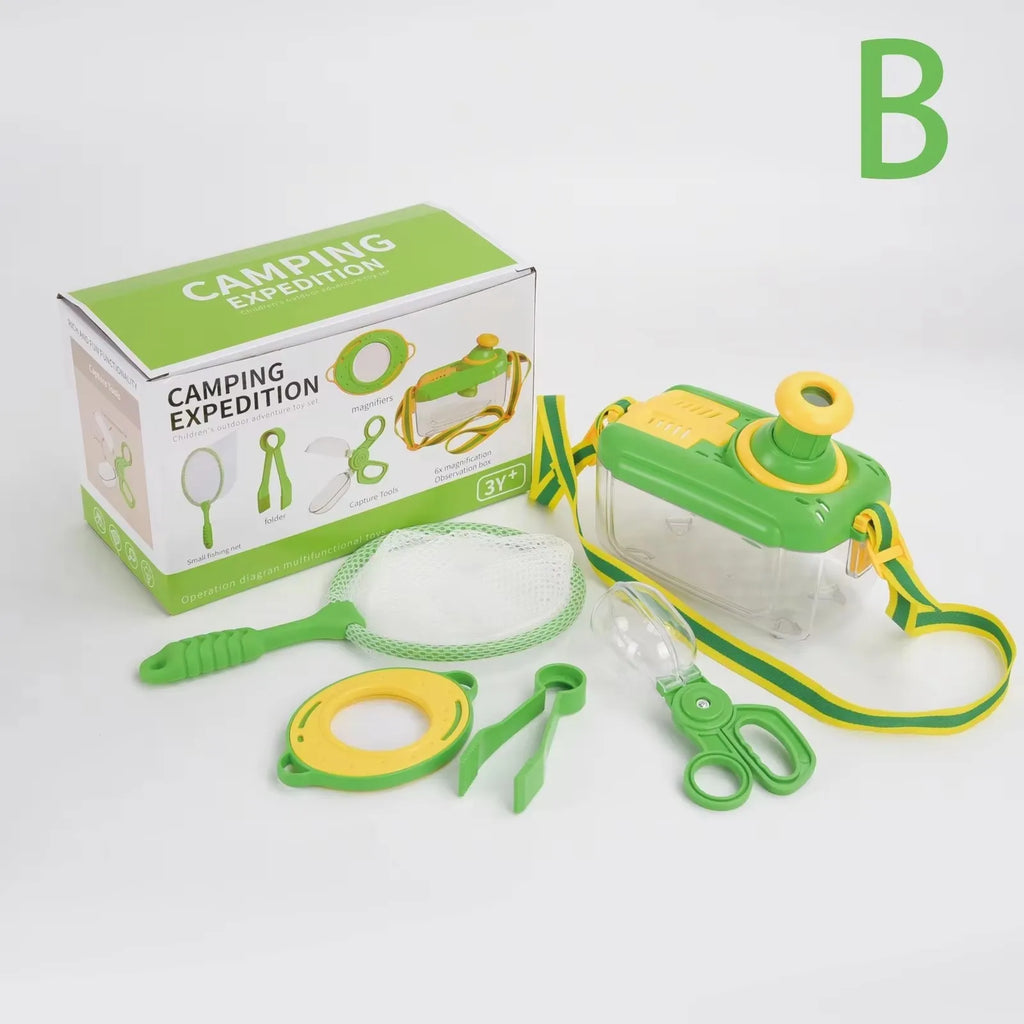 Children'S Outdoor Natural Exploration Insect Catching Net Observation Box Package, Educational Parent-Child Interactive Toy
