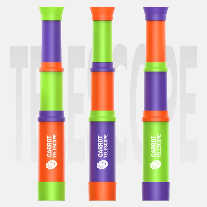 Lightweight Retractable Handheld Monocular Telescope for Kids - Ideal for Outdoor Hiking Camping Children's Telescope Fun Gifts
