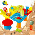 25 Pcs Summer Water Table for Toddlers 4 In 1 Kids Water and Sand Outdoor Activity Sensory Toy  Beach Pool Backyard Toy