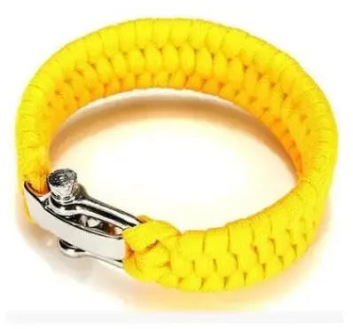 Braided Paracord Bracelets for Men Women Outdoor Camping Parachute Rope Clasp Survival Bracelet Multi-Function Adjustable